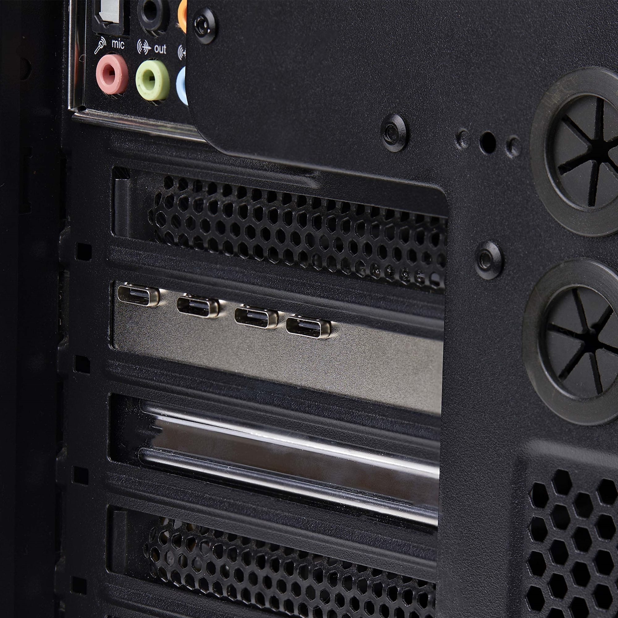 Tarjeta Pcie Startech.Com  De 5 Puertos Usb De 10gbps 4x Usb-C / 1x Usb-A - Hub Concentrador Interno Usb 3.2 De 10gbps - Tarjeta Pci Express 4 Puertos Usb Tipo C 1 Puerto Usb-A - Windows/Mac/Linux