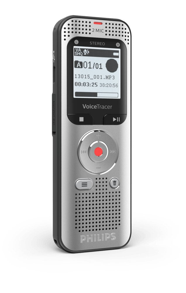 Philips Voice Tracer Dvt2050/00 Dictáfono Tarjeta Flash Plata