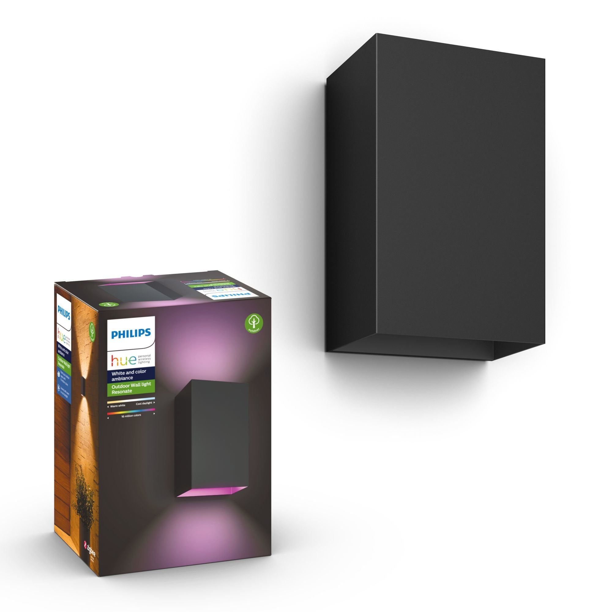 Philips Hue Resonate Kinkiet Czarny 2x8