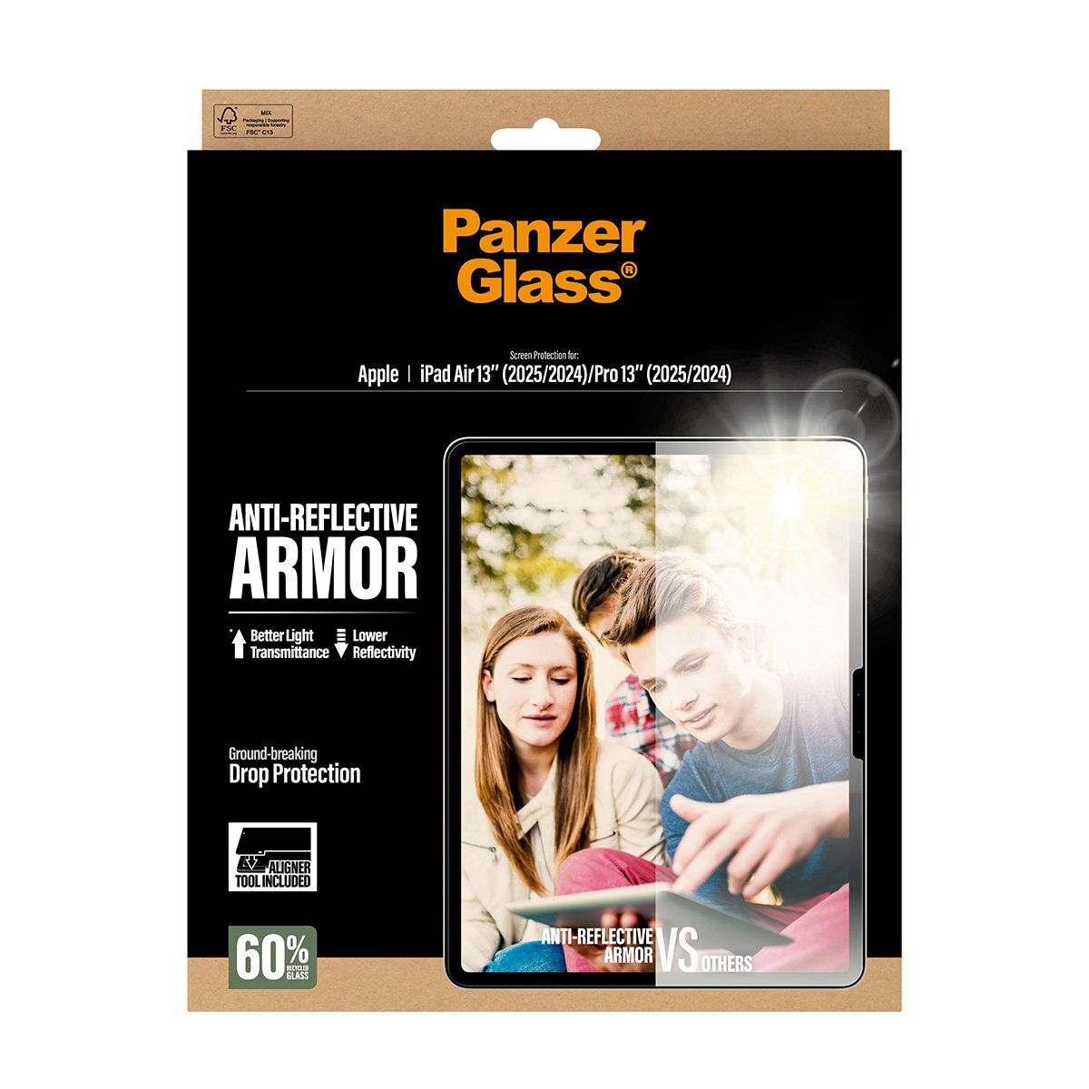 Panzerglass Anti-Reflective Armor Screen Protector Ipad Air 13"/ Pro 13" (24-25)
