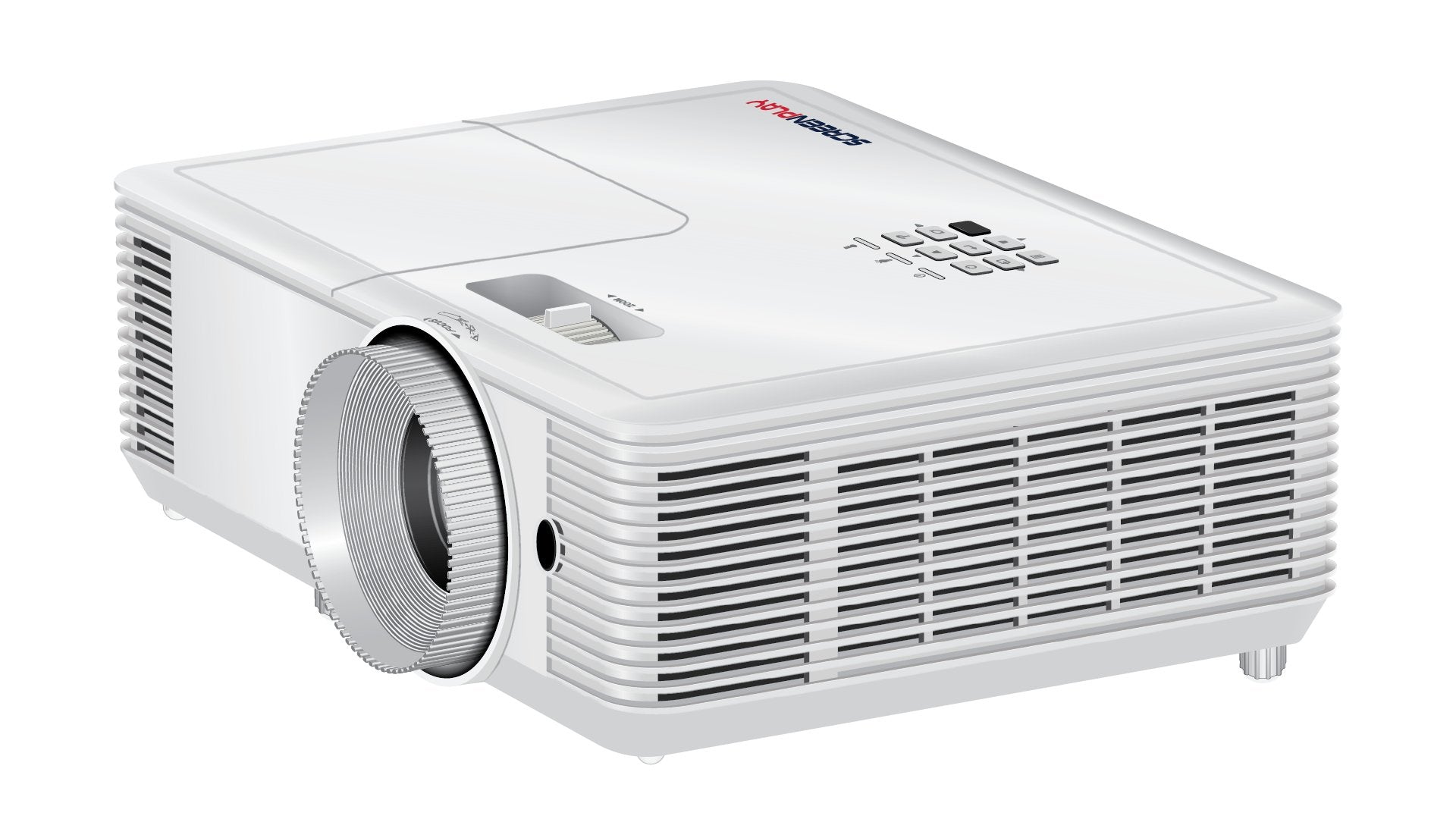 Proyector  Screenplay Multimedia De Alcance Estándar 4000 Lúmenes Ansi Dlp Wuxga (1920x1200) 3d Blanco