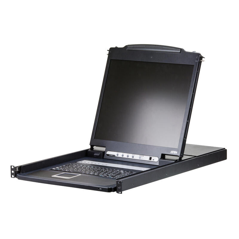 8-Port 19" Lcd Kvm Switch  With Scandinavian Keyboard