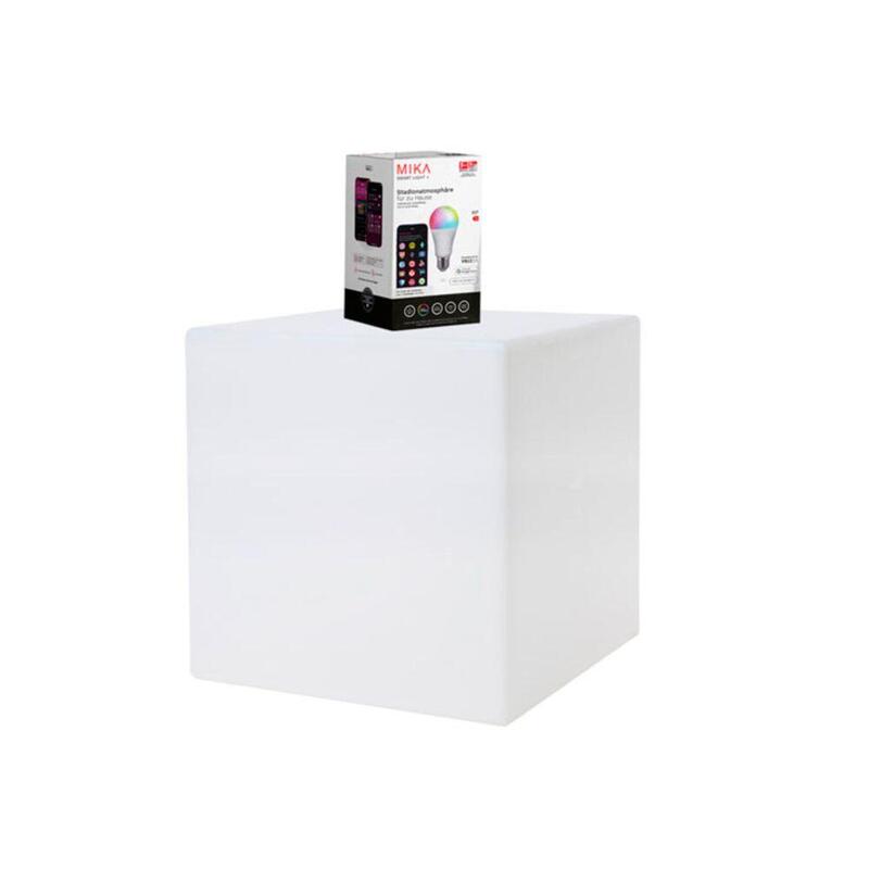 8 Seasons Leuchtwürfel Outdoor 33cm Bluetooth
