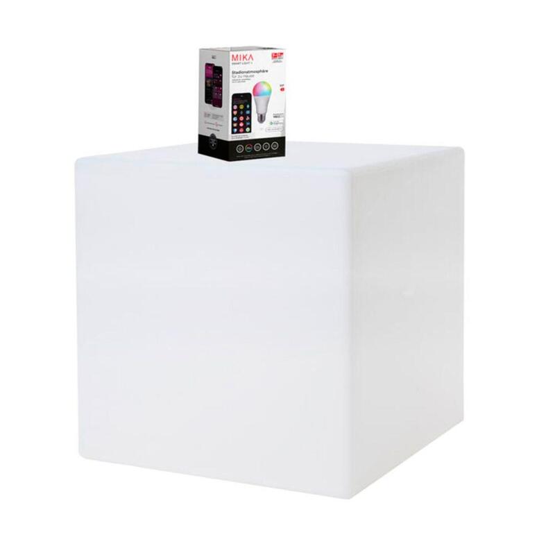 8 Seasons Leuchtwürfel Outdoor 43cm Bluetooth