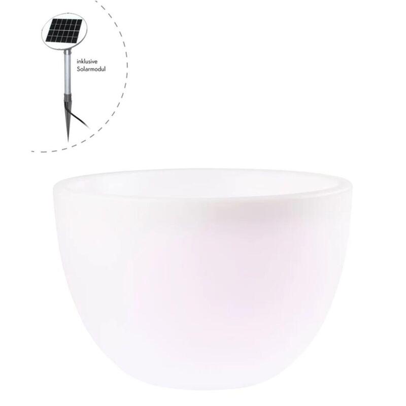 8 Seasons Shining Curvy Pot Xm Solar