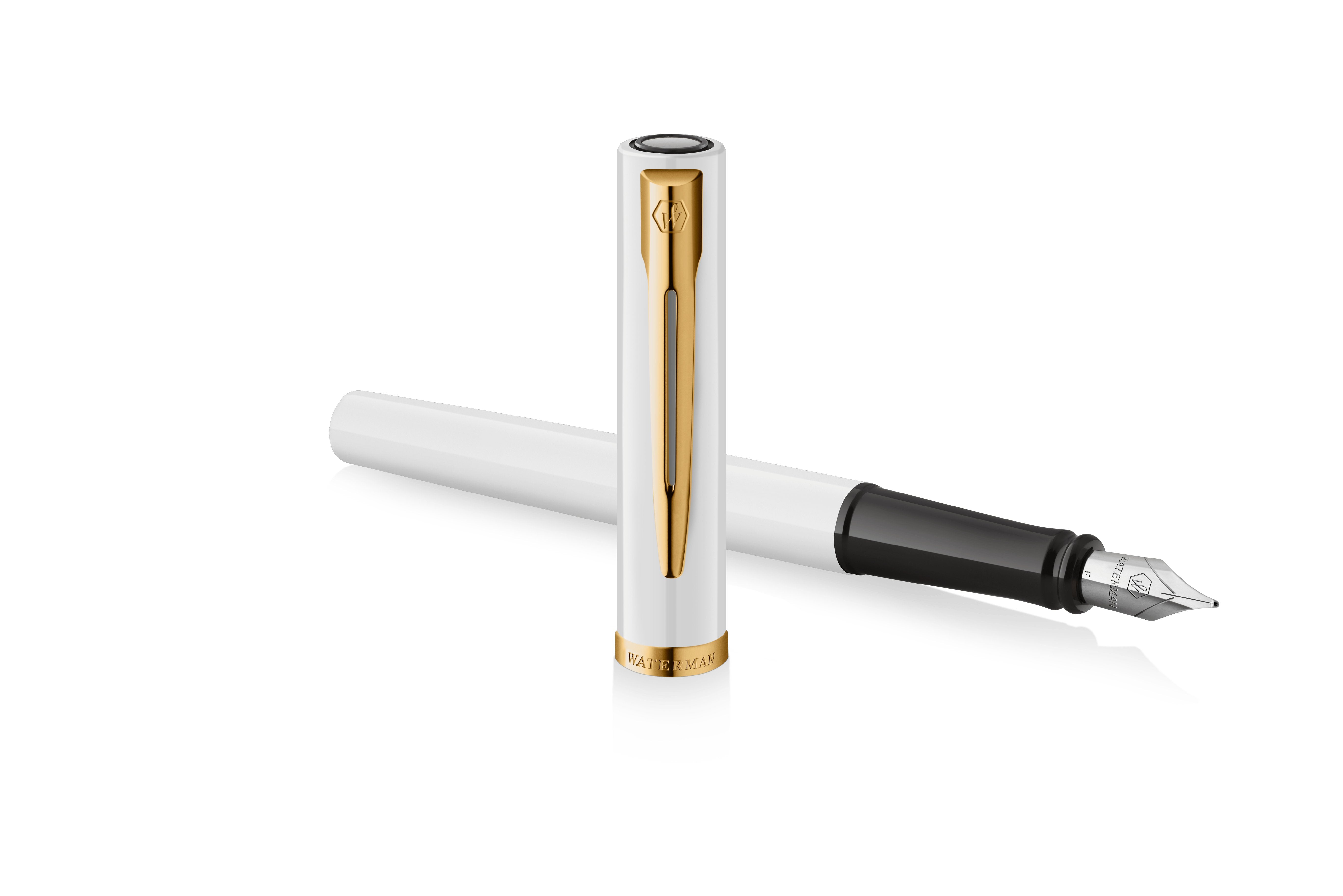 Waterman Füllfederhalter Impression Blancoer Lack Ct F Azul Caja De Regalo