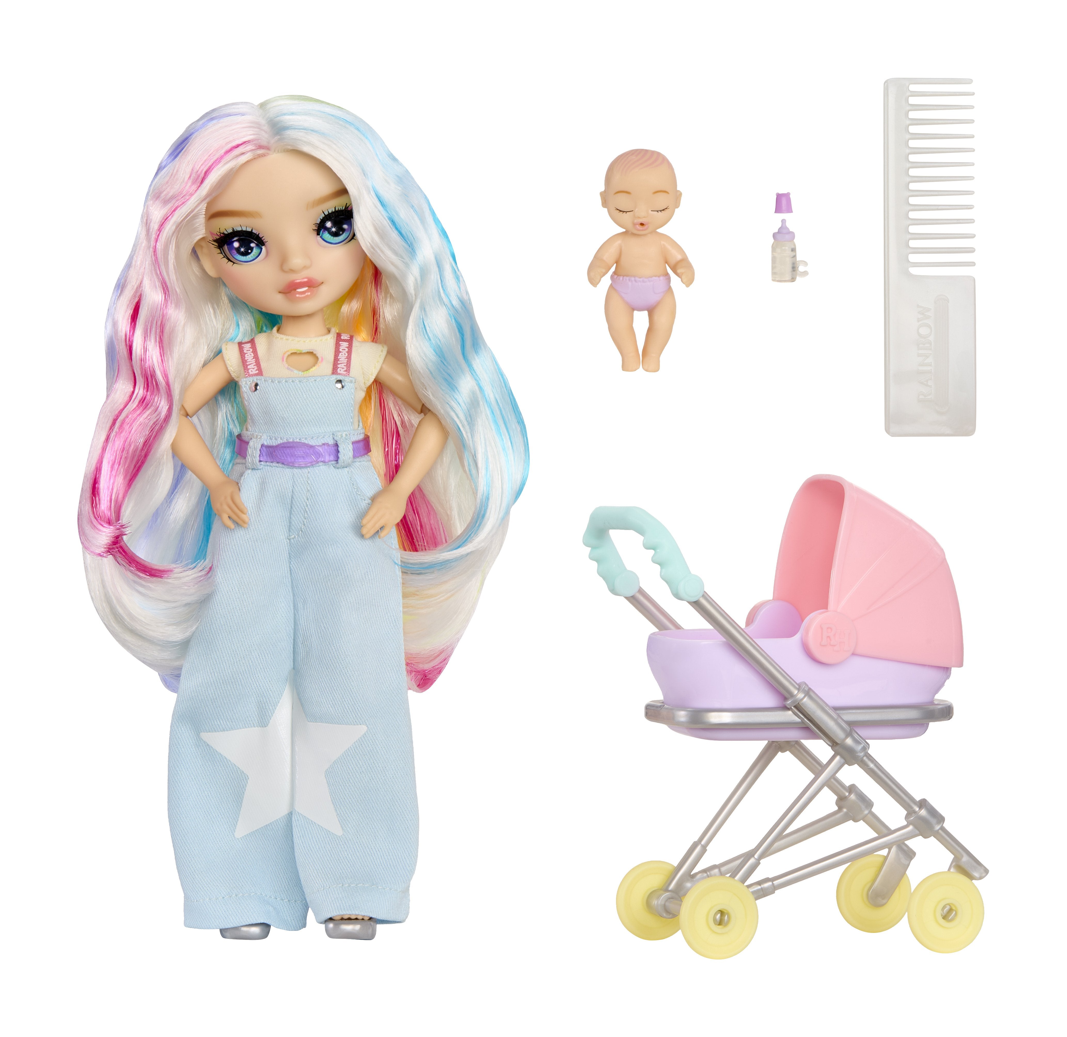 Mga Entertainment Rainbow High Jr .High Bestie Babysitters - Amaya Raine 248477-Euc