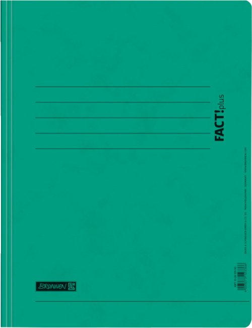Brunnen Spiralhefter Din A4 Colorspankarton Verde