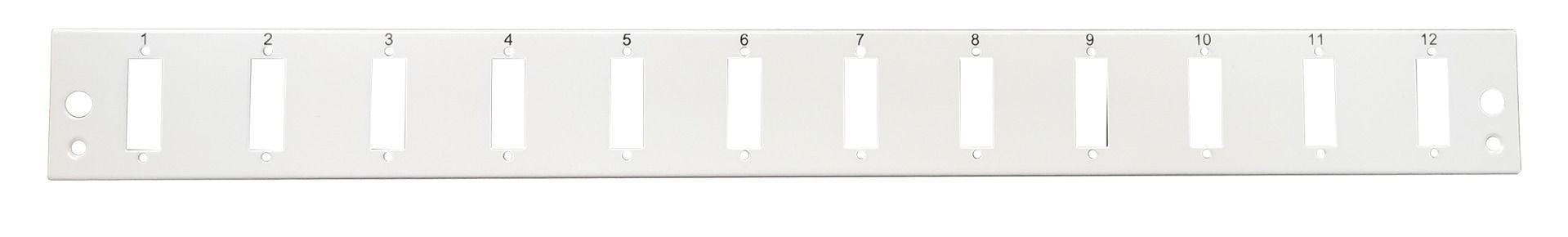 Efb Frontblende 12 X Sc Duplex Lc Quad Vertikal, Schwarz