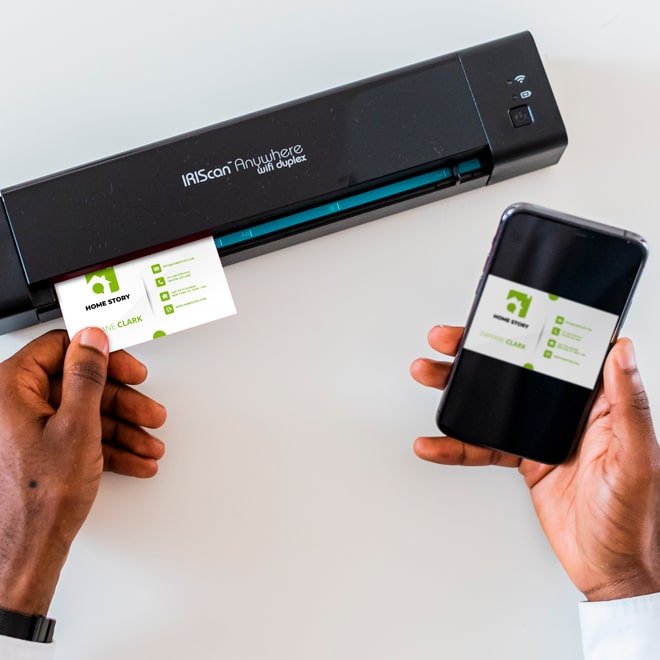 Escáner Portátil  I.R.I.S. Iriscan Anywhere 6 Wifi Duplex 1200 X 1200 Dpi A4 Negro