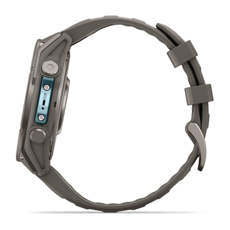 Garmin Fenix 9 Titanio Con Correa De Silicona En Gris Smartwatch 47mm