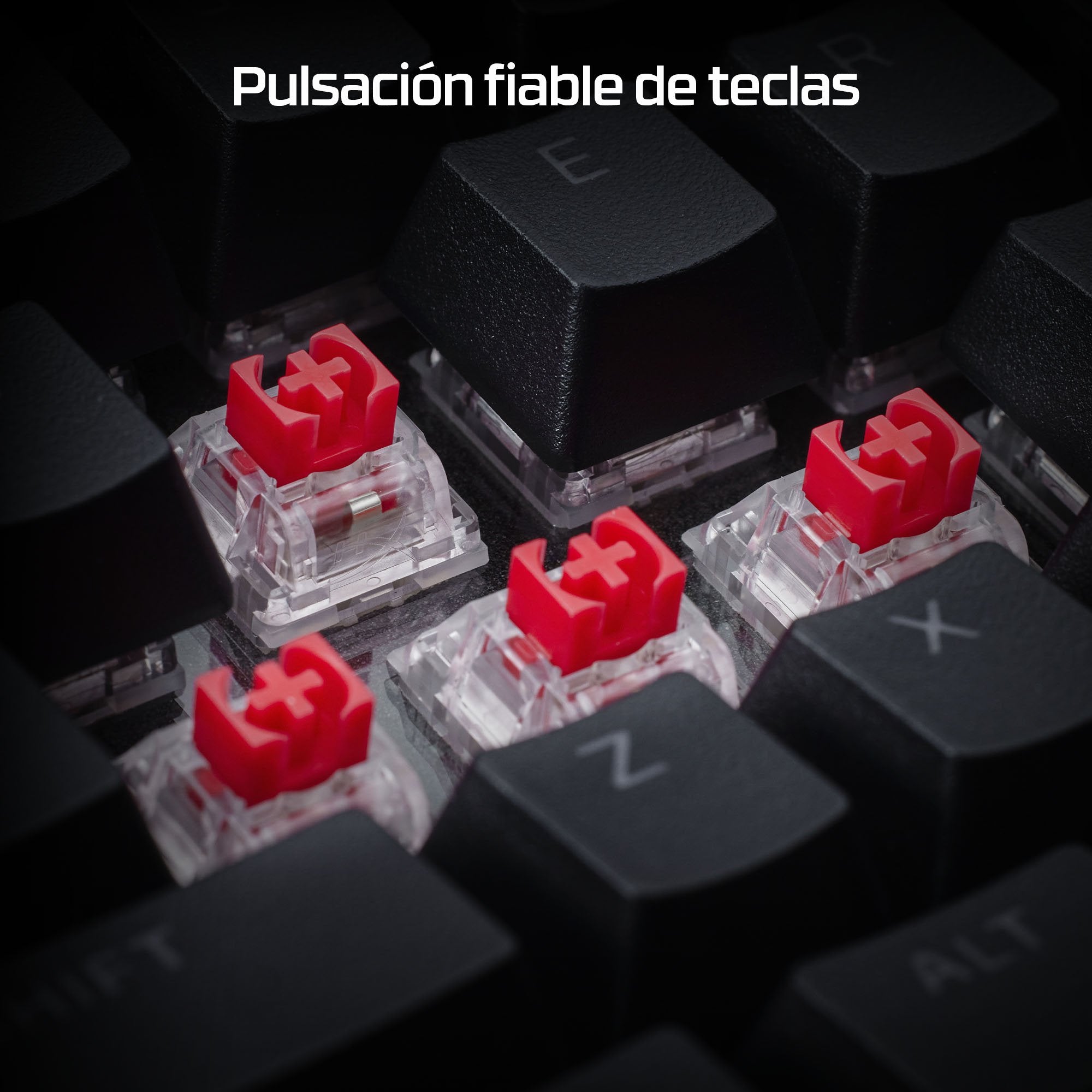 EAN 0197498745510 - HyperX Alloy Rise 75 Wireless Keyboard teclado Juego RF Wireless + Bluetooth Negro imagen 8