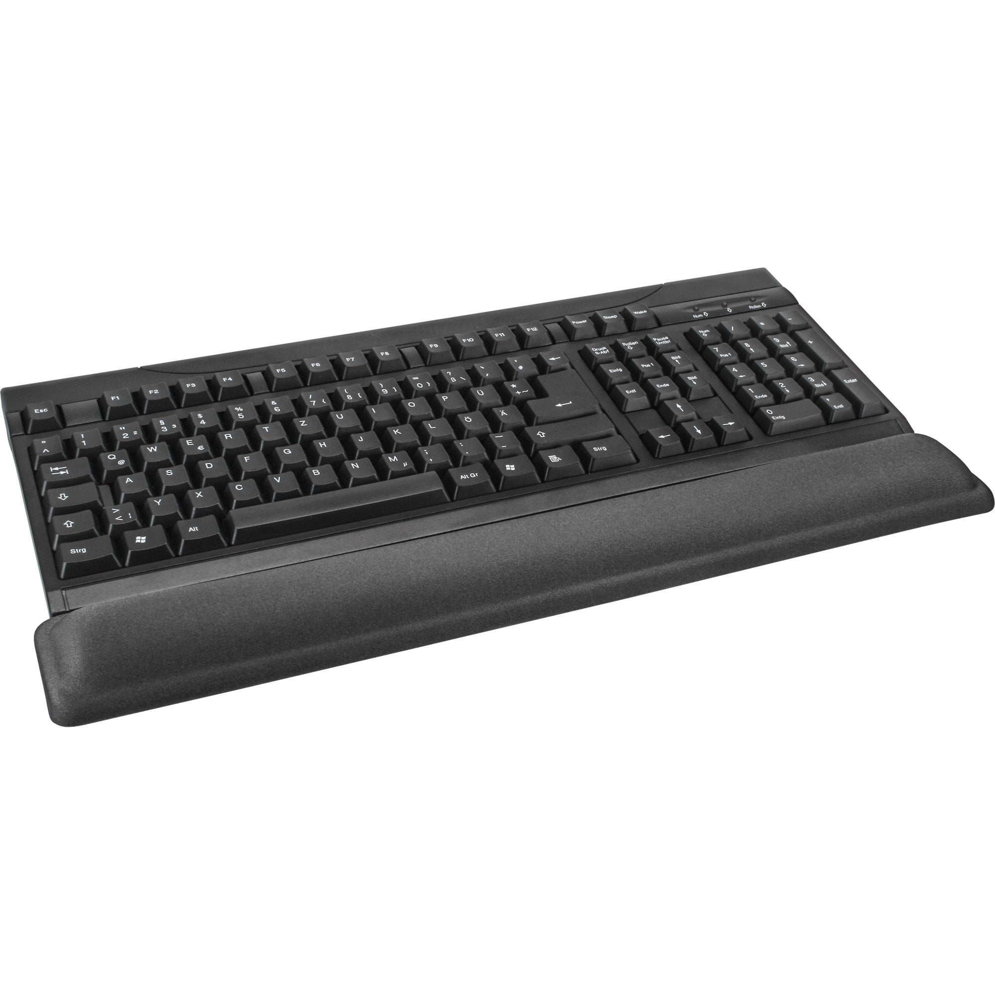 Reposamuñecas Teclado Inline Con De Gel 464x60x23mm Negro