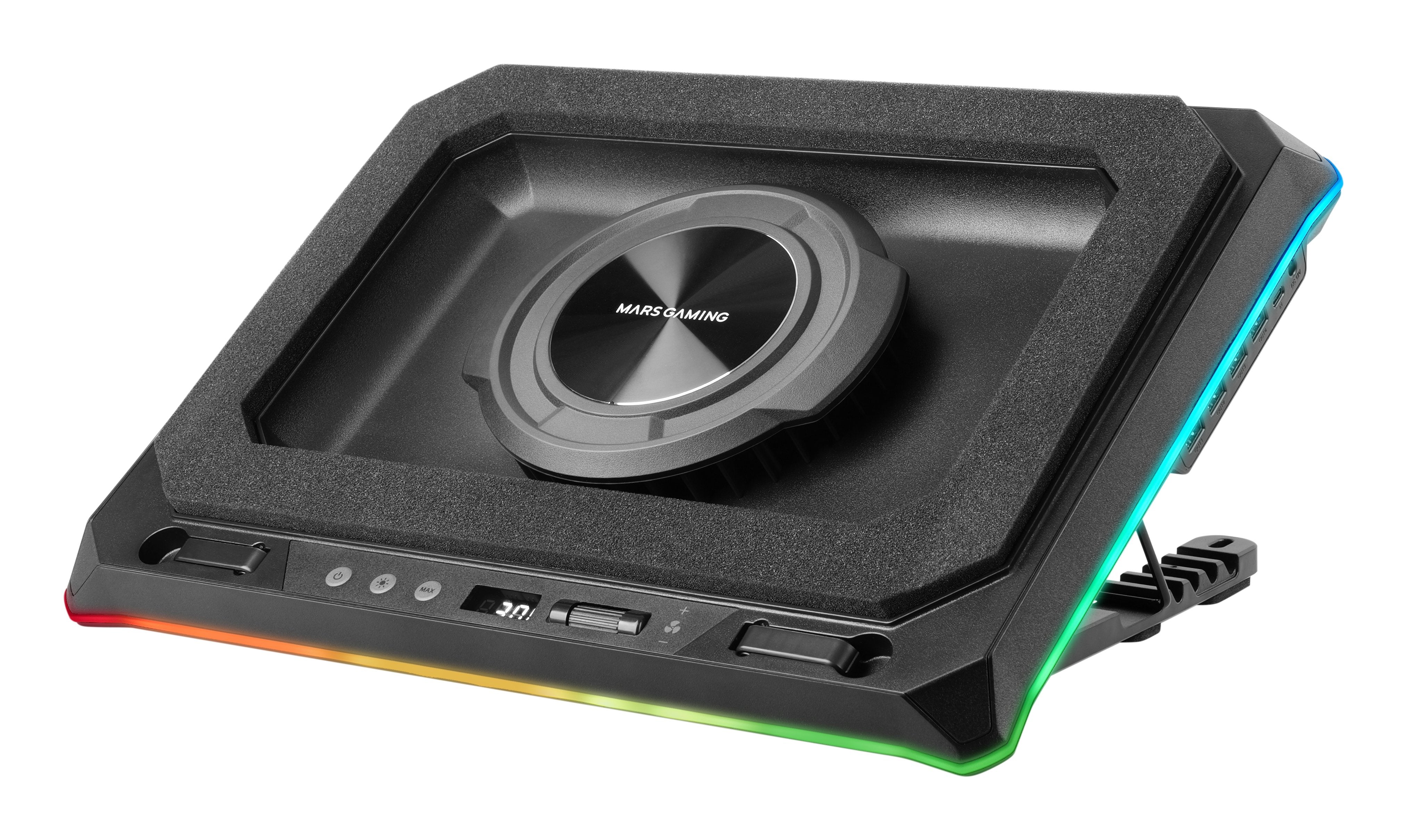 Soporte Refrigerante Mars Gaming Mnbc-Ultra Para Portátiles Hasta 18' Iluminación Led