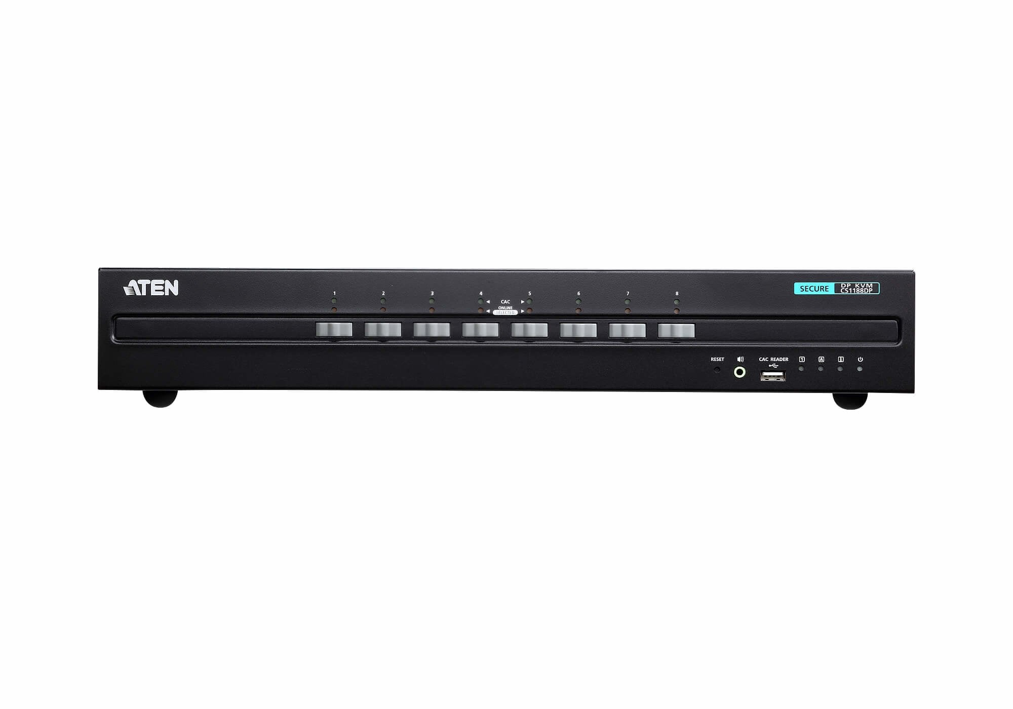 Switch Kvm Cs1188dp De Aten, 8 Puertos, Displayport, Usb, Audio