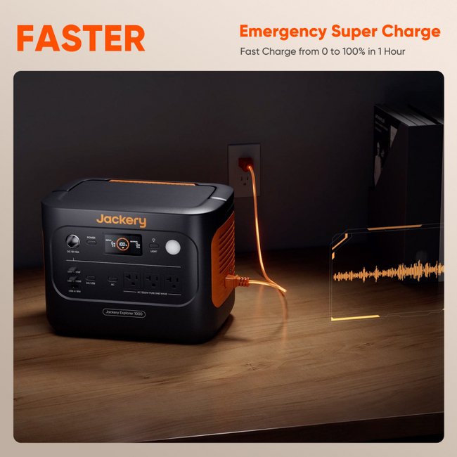 EAN 6958657300742 - Jackery Explorer 1000V2 estación de energía portátil Fosfato de hierro-litio (LiFePo4) 30400 mAh 10,8 kg imagen 4