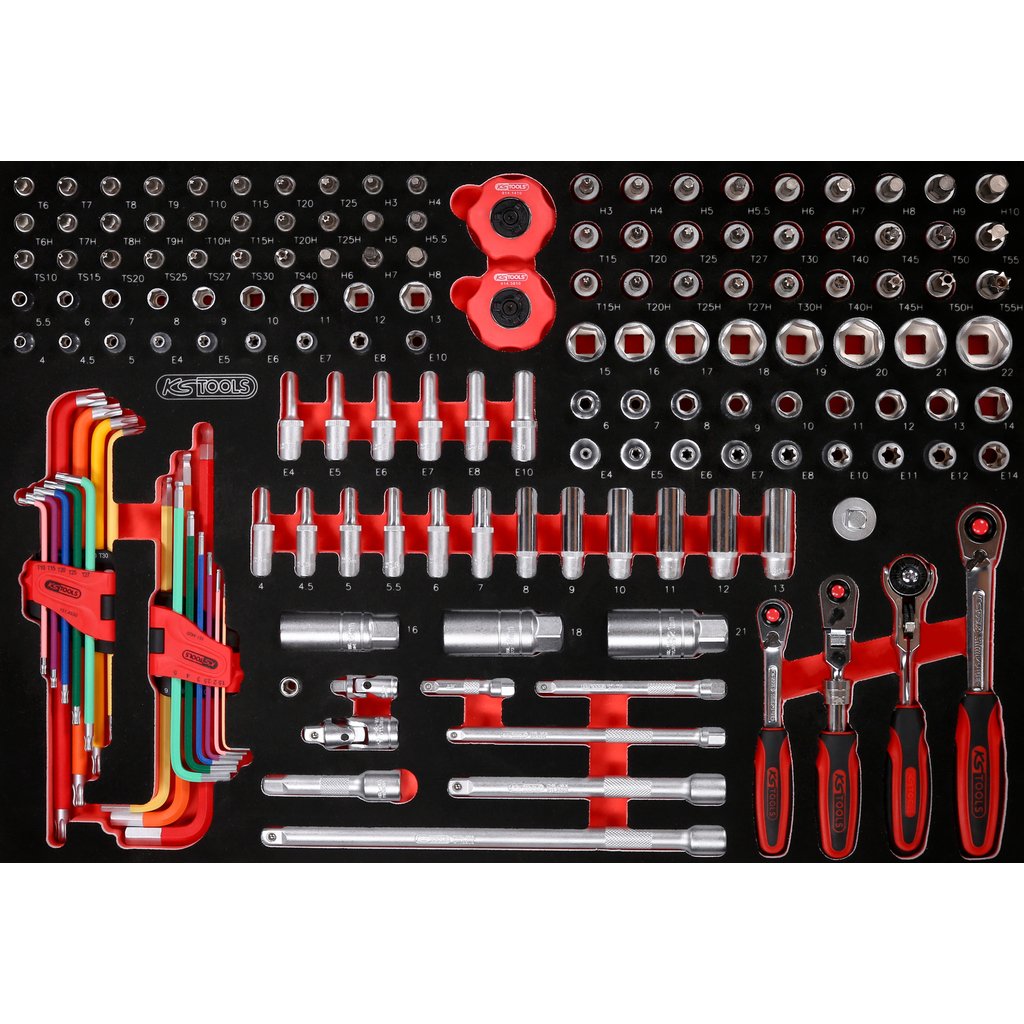 Ks Tools Juego De Llaves De Vaso 811.0156