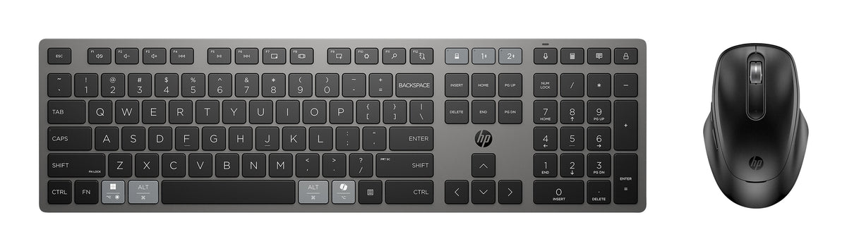 EAN 0198122139910 - HP 720 Multi-Device Rechargeable Wireless Keyboard and Mouse Combo teclado Ratón incluido Hogar USB + Blu imagen 1