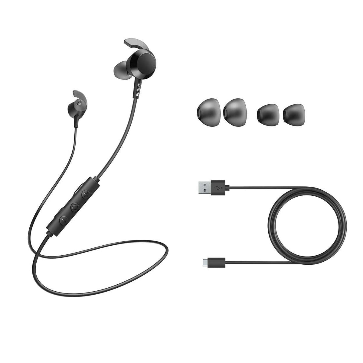 Auriculares Inalámbricos Intrauditivos Philips Tae4205 Con Micrófono Bluetooth Negros