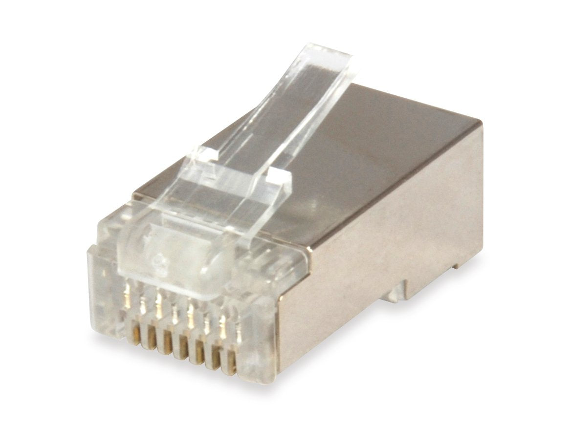 Kit 100 Conectores Rj45 Equip Categoria 6  Fpt Con Guia Y Capuchon