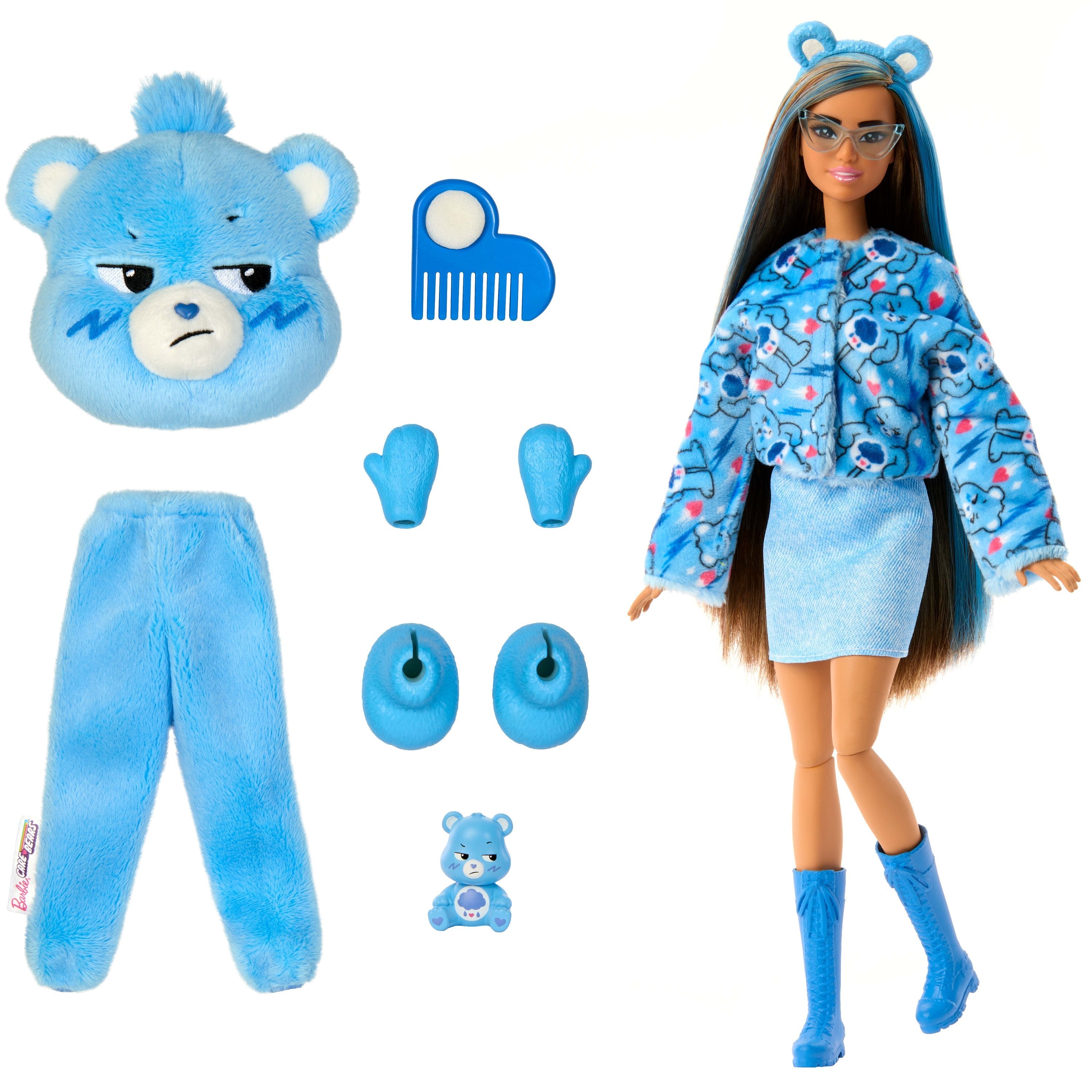 Muñeca  Mattel Barbie Cutie Reveal Care Bears Series - Oso Gruñidor Jcn96