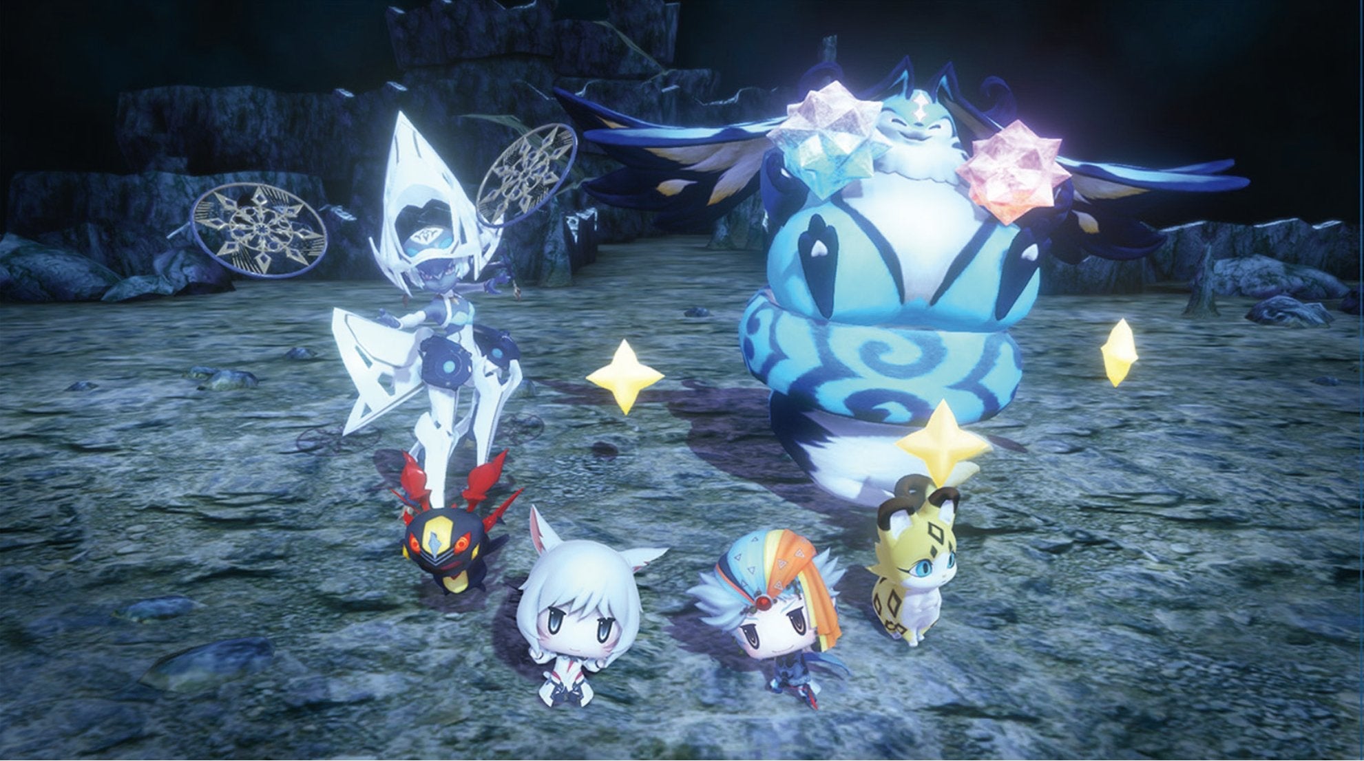 Juego World Of Final Fantasy Maxima Code In A Box Switch