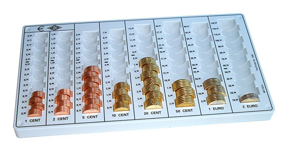 Wedo Bandeja De Conteo Gris Claro 32,8 X 17,8 X 3,1 Cm