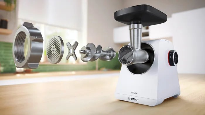 Picadora De Carne Bosch Mfws607w, Power 2100 W, Blanco