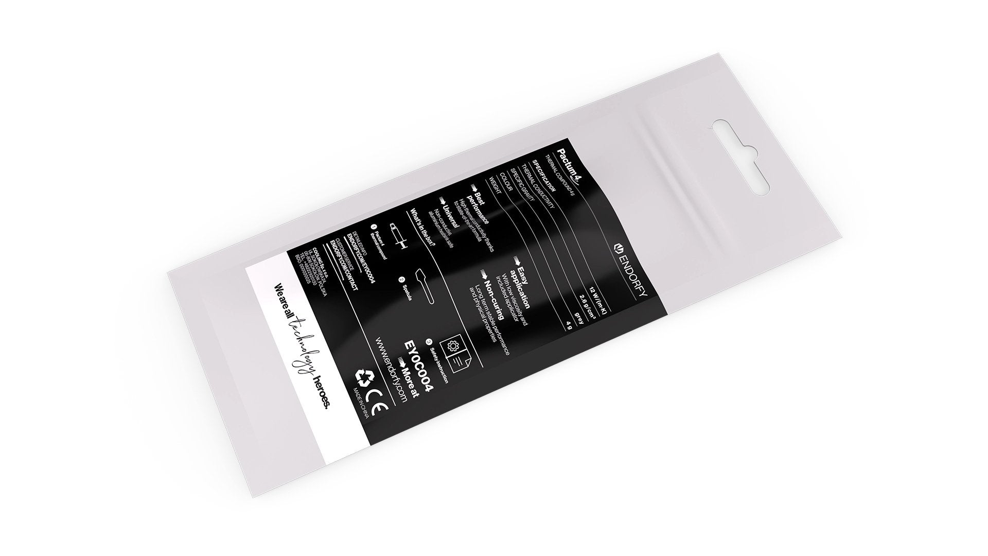 EAN 5903018666365 - ENDORFY Pactum 4 compuesto disipador de calor Pasta térmica 12 W/m·K 4 g imagen 4