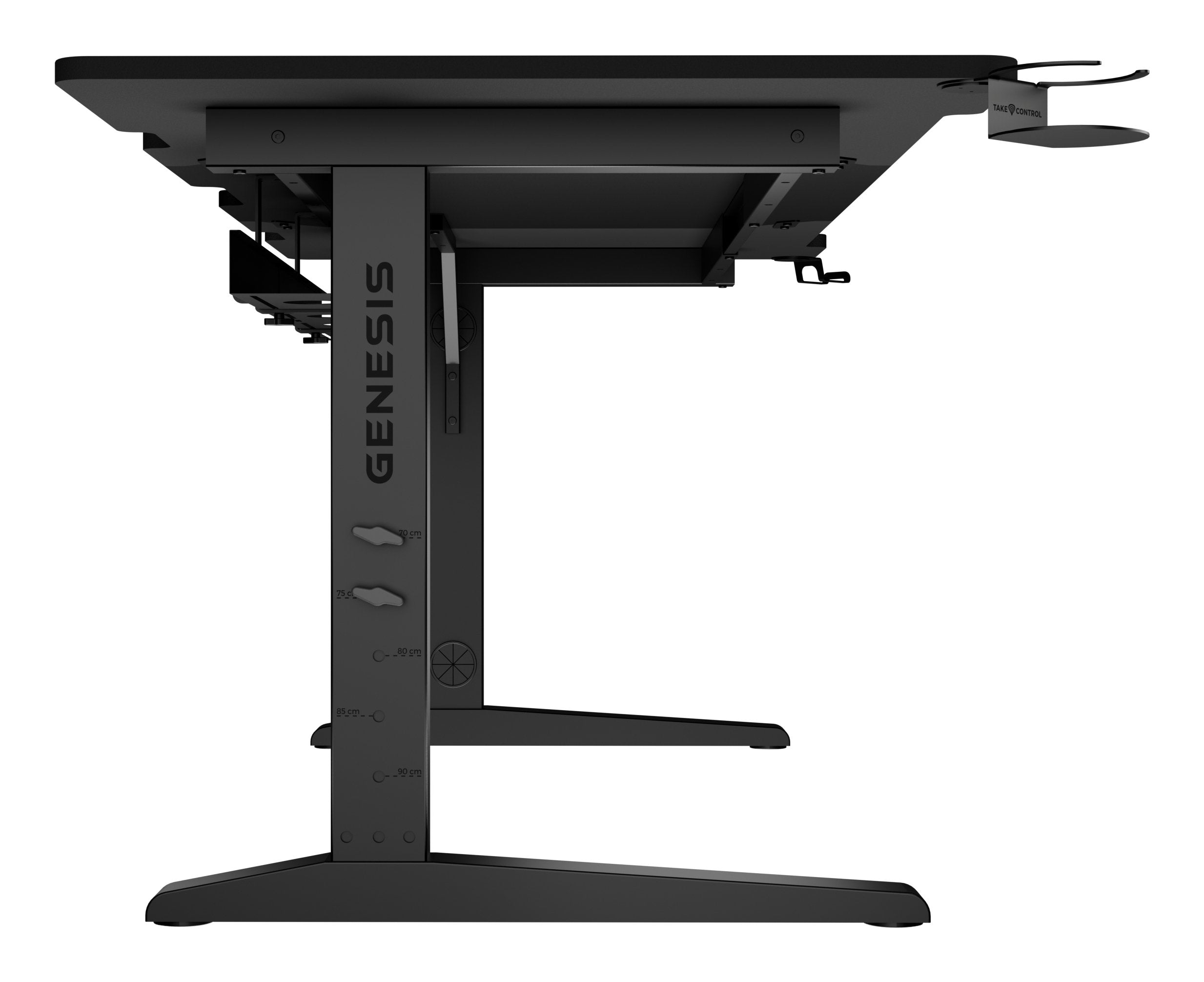 Mesa Gaming Genesis Holm Modular 180 Rgb Negro 180x75 Cm