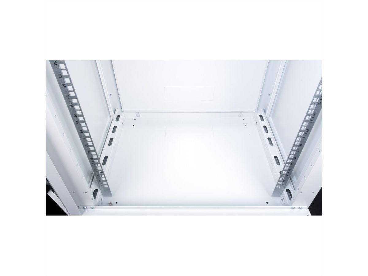 Roline 19-Zoll Wandgehuse Basic Plus 15he, 600x450 Bxt Grau