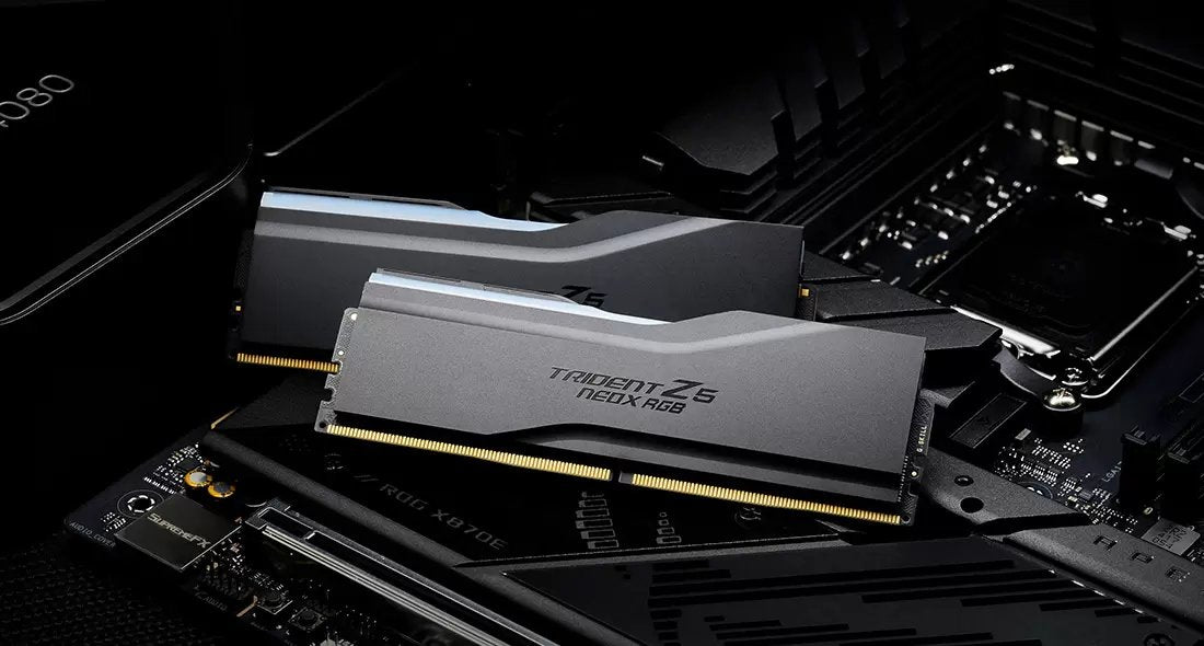 G.Skill Dimm 32 Gb Ddr5-6000 (2x 16 Gb) Dual-Kit (Negro, F5-6000a3038f16gx2-Tz5nxrk, Trident Z5 Neo X Rgb) F5-6000a3038f16gx2-Tz5nxrk