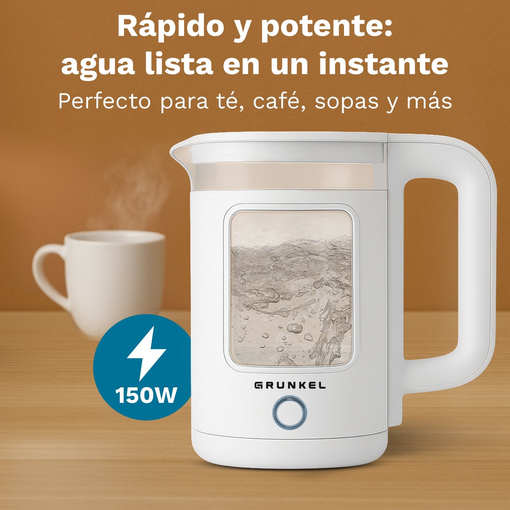 Hervidor De Agua Hv-18cwpbl 1500w Capacidad 1.8l