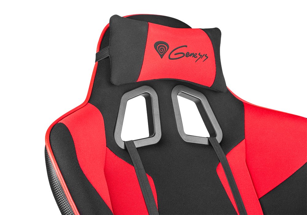 Natec Genesis Sx77 Silla Para Videojuegos De Pc Asiento Acolchado Negro, Rojo