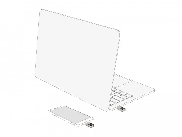 Pendrive Delock Mini Usb 3.2 Gen 1 Usb-C 32 Gb