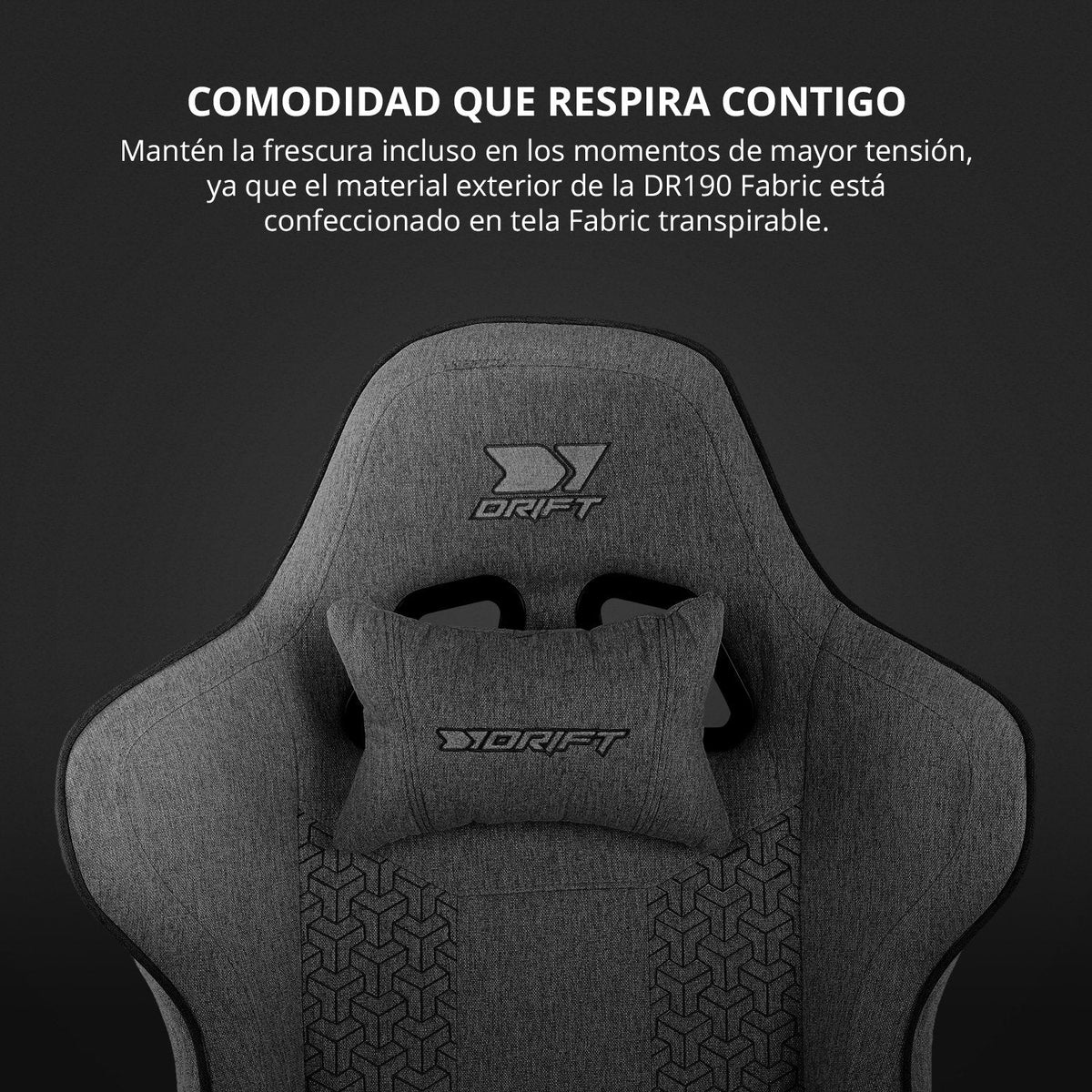 Silla Gaming Drift Dr190 Gris Oscuro