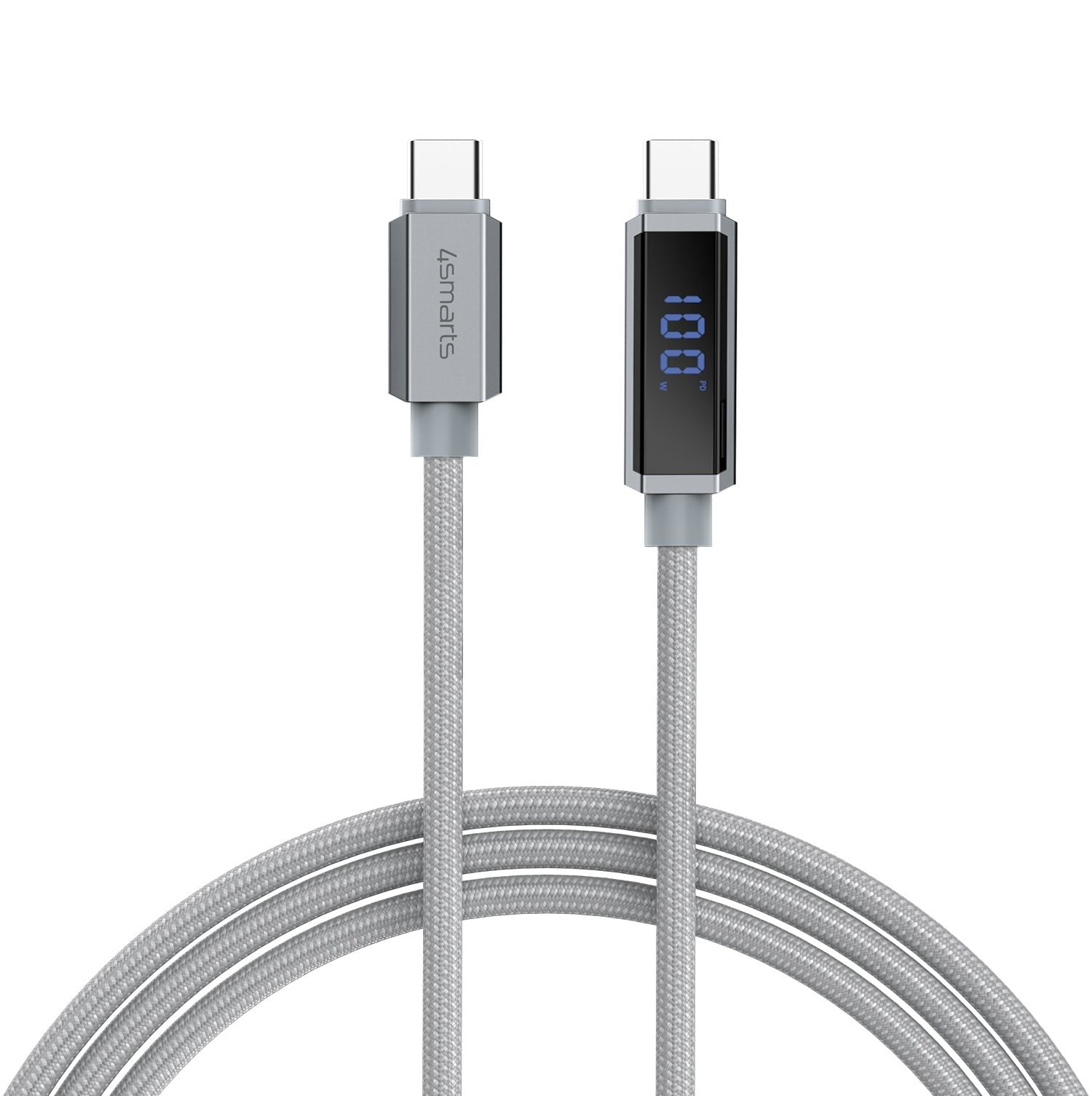 EAN 4252011911219 - 4smarts 541439 cable USB 1,5 m USB C Gris imagen 1