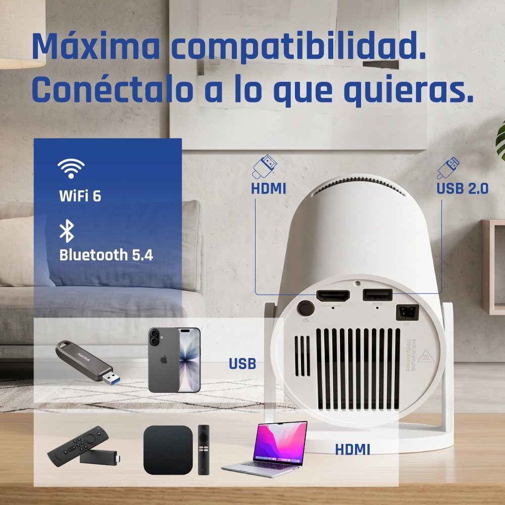 EAN 8435364318973 - iggual IGG318973 videoproyector 170 lúmenes ANSI 720p (1280x720) Blanco imagen 11