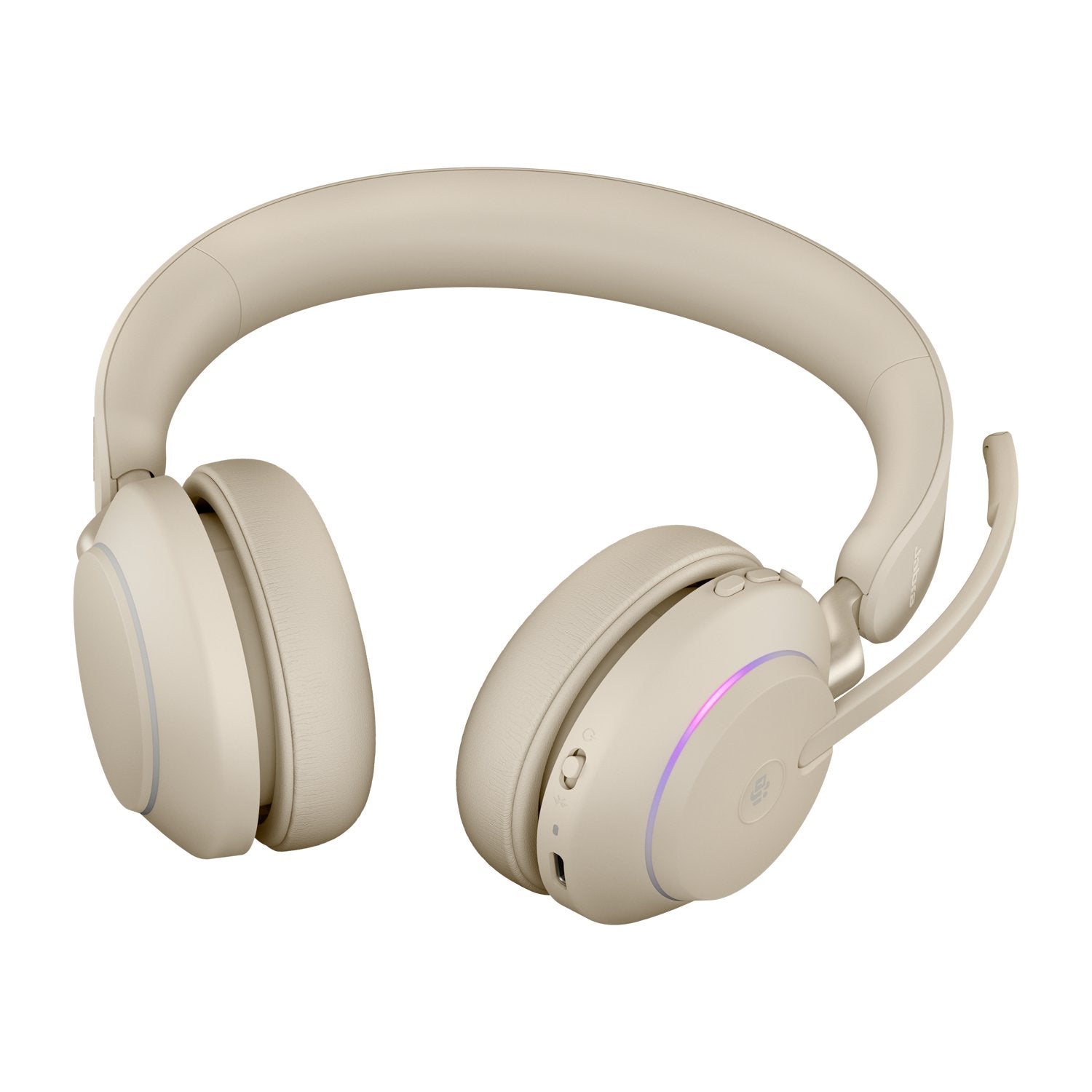 Auriculares Jabra Evolve2 65  Inalámbrico Diadema Oficina/Centro De Llamadas Usb Tipo C Bluetooth Beige