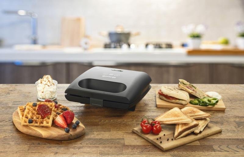 EAN 3838782657689 - Gorenje SM703GCB sandwichera 700 W Negro imagen 7