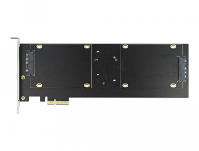 Pci Express X2 Karte Für 4 X Sata Hdd   Ssd Raid