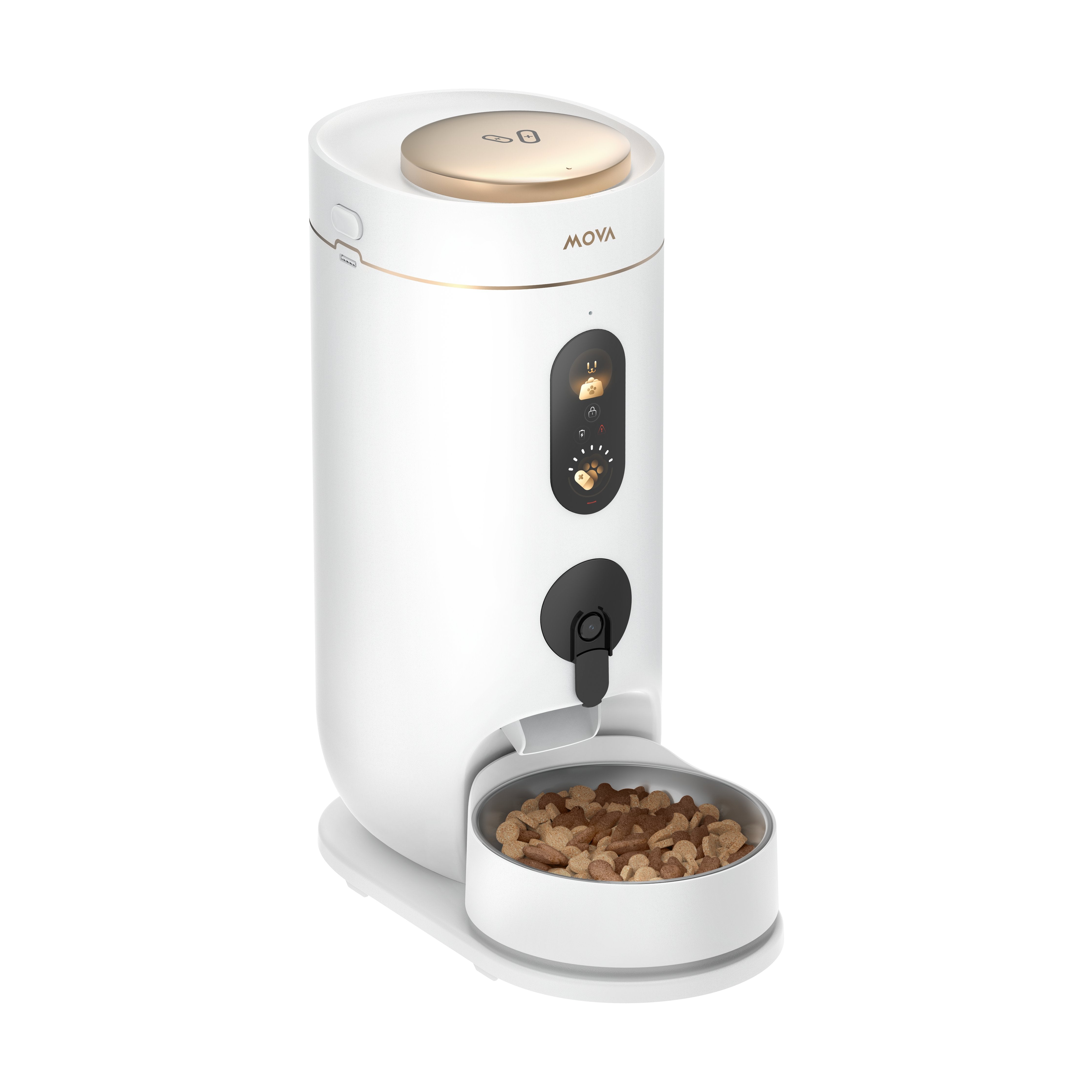 Comedero Automático Para Mascotas Mova Nutripal 10 Ultra Smart, Blanco