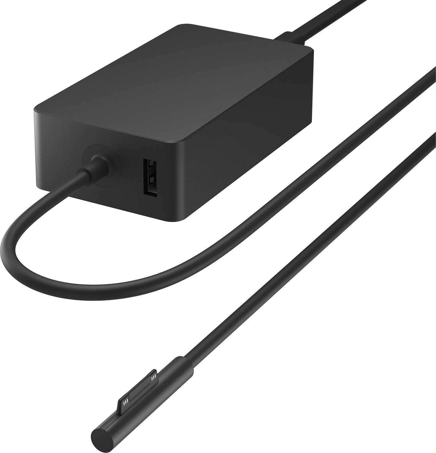 EAN 0196388144242 - Microsoft Surface 65W Power Supply Portátil, Tableta Negro Corriente alterna Interior imagen 1