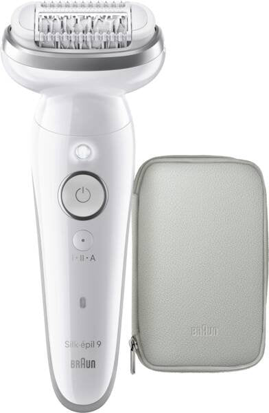 Depiladora Eléctrica Braun Silk-Épil 9 Para Uso En Seco Y Húmedo Ses9000 Blanco/Rosa