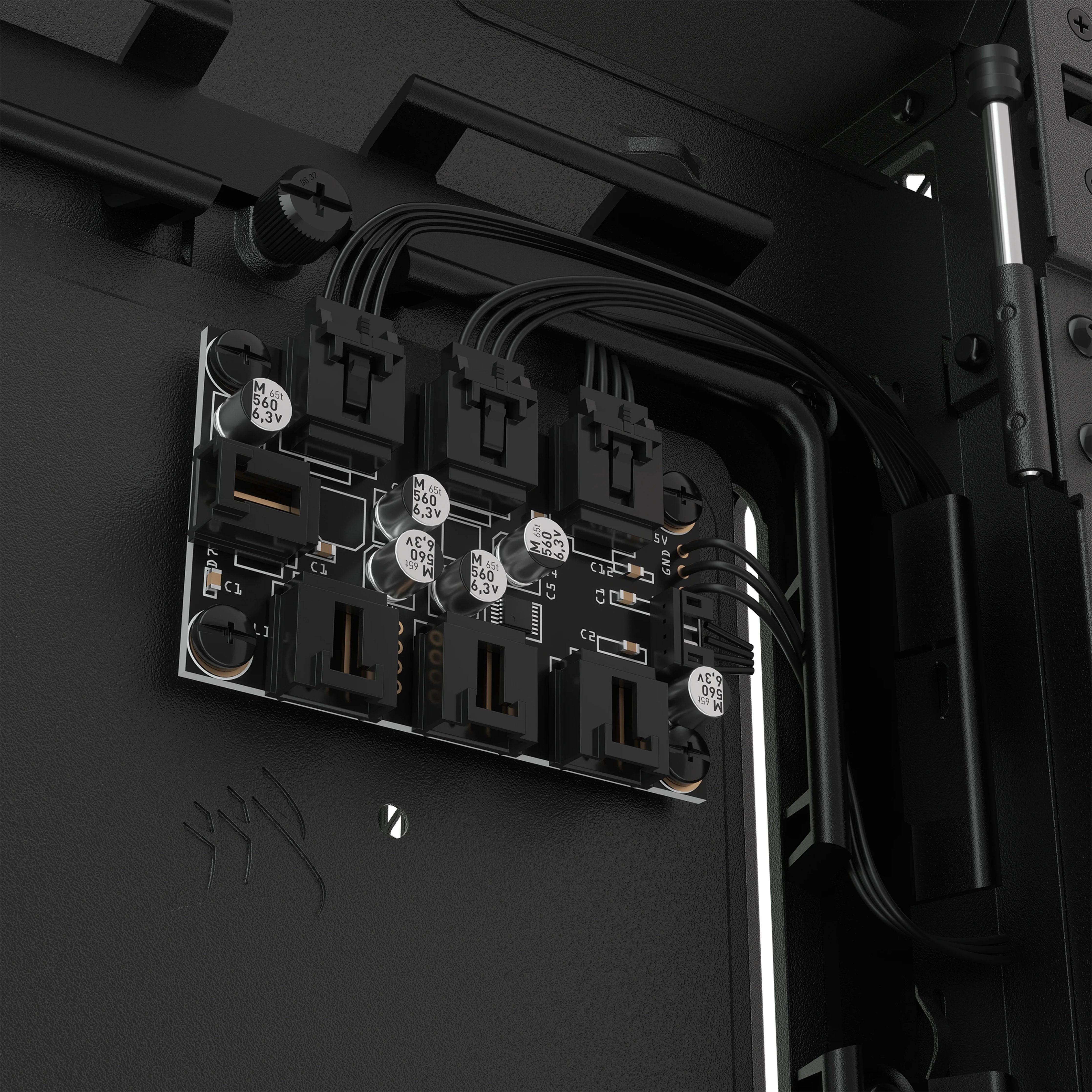 Caja Pc Corsair Icue 5000x Cristal Templado Negra
