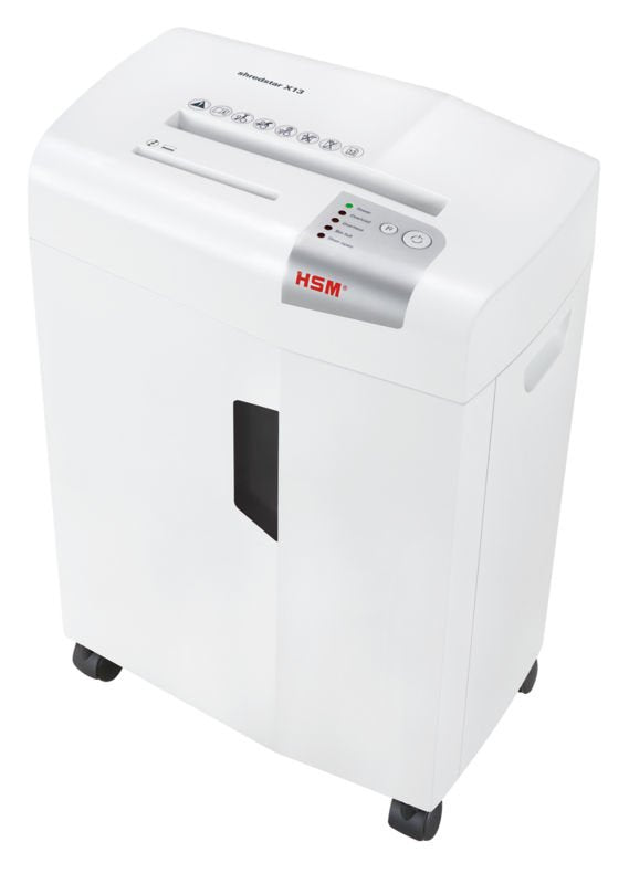 EAN 4026631057745 - HSM X13 triturador de papel Corte en partículas 57 dB 4 mm Plata, Blanco imagen 1