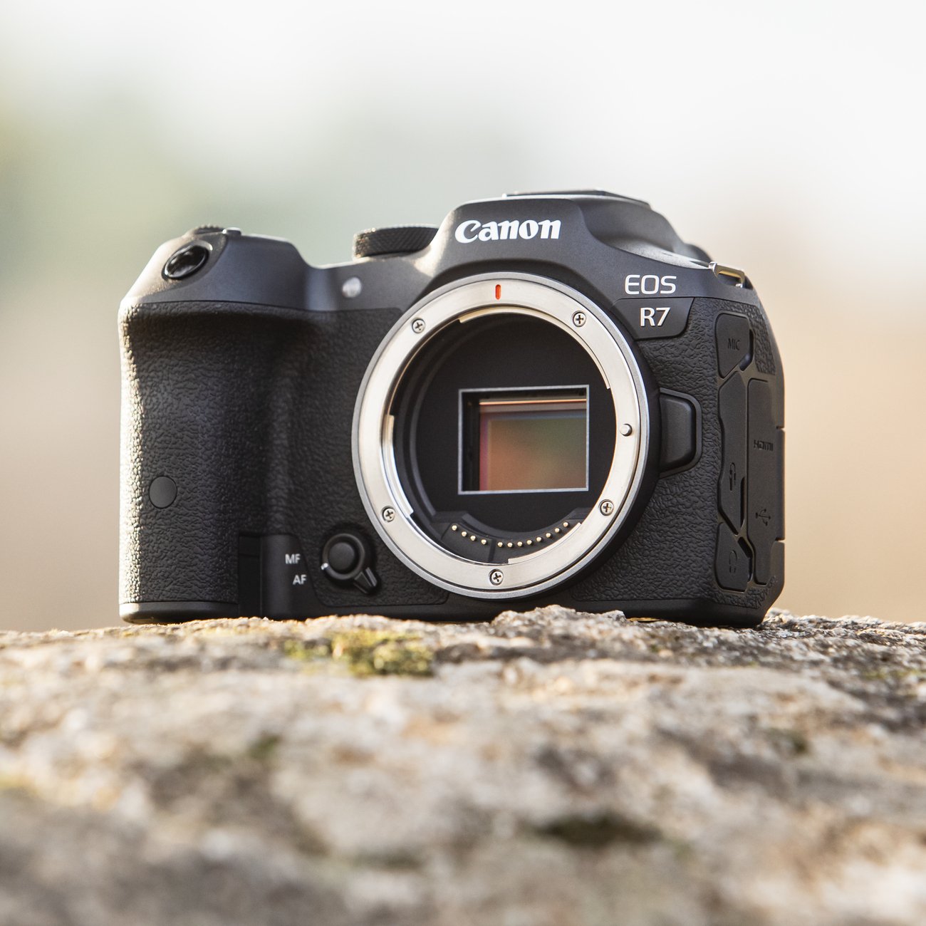 Camara Canon Eos R7 + Adapter Ef- R Eu26 Cuerpo Milc 32,5 Mp Cmos 6960 X 4640 Pixeles Negro