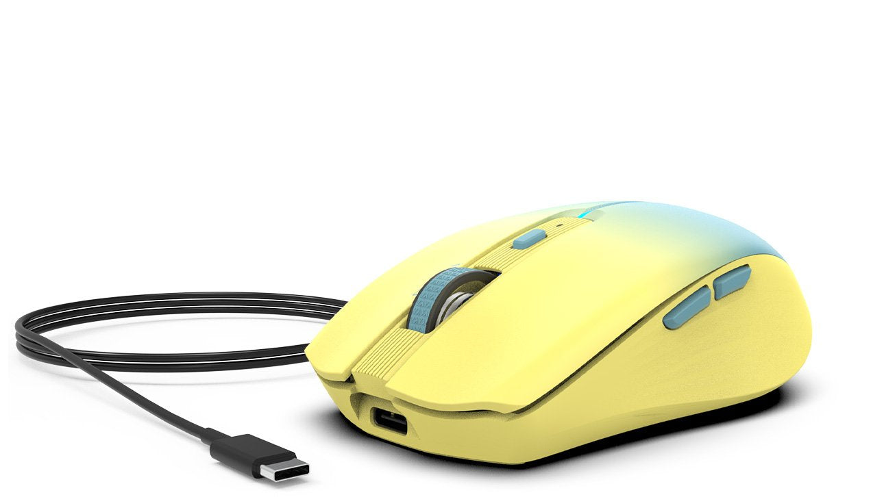 Raton  Inca Iwm-511rs 1600 Dpi,Wrls & Bt,6d Tame, Amarillo