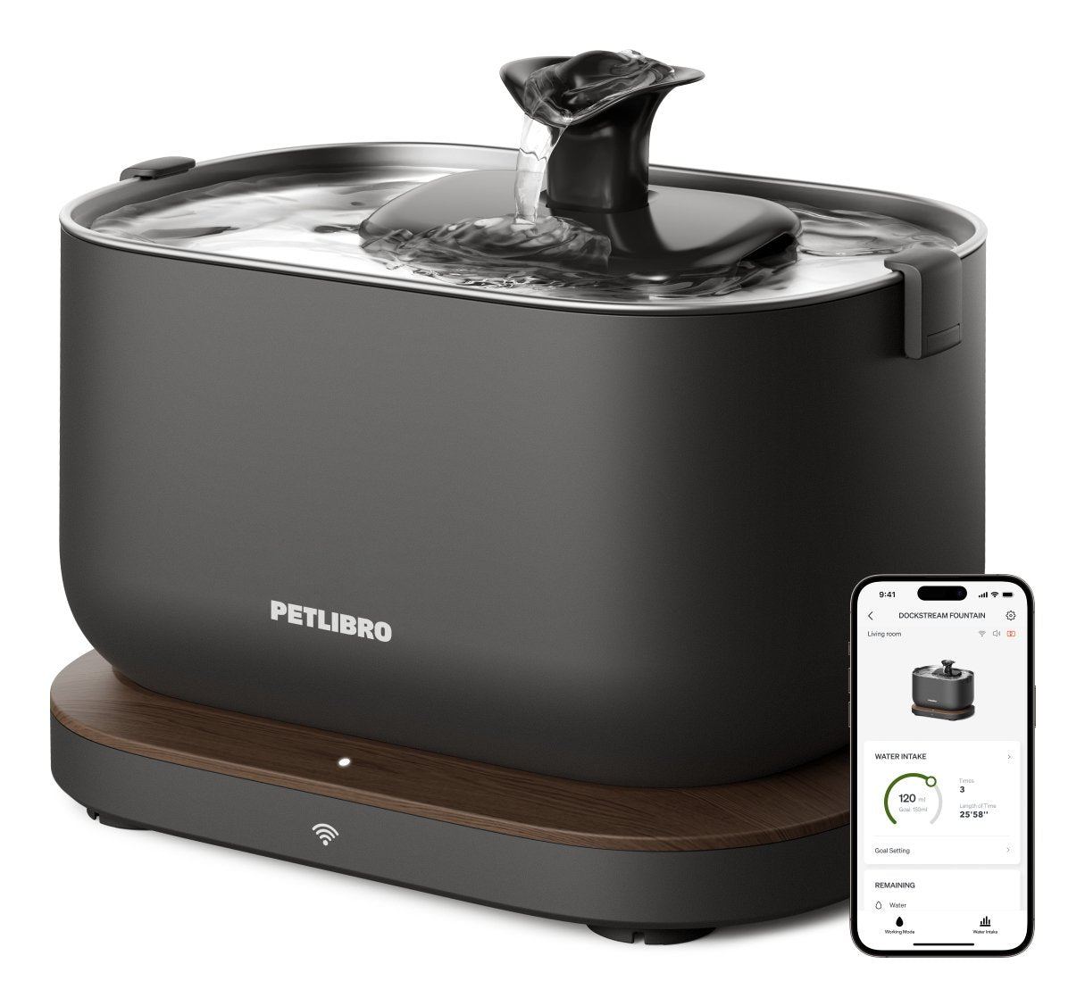 Petlibro Dockmream App Water Fountain Negro