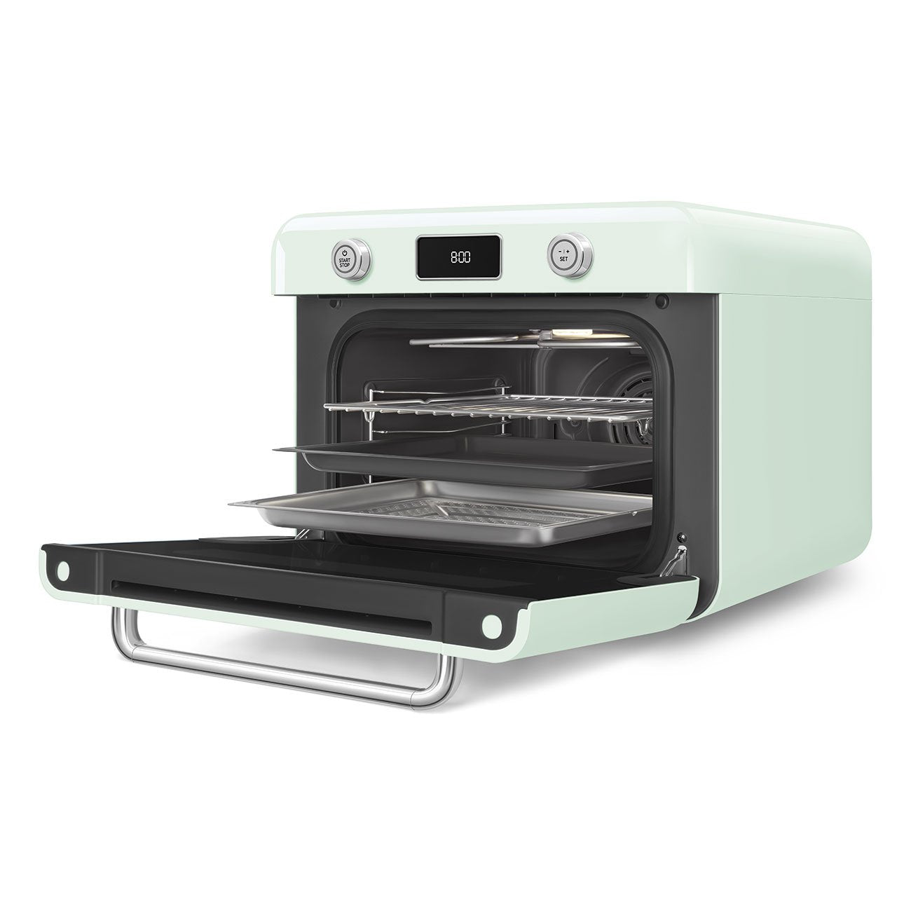 EAN 8017709333881 - Smeg COF01PGEU horno de vapor Pequeño Verde Botones, Giratorio imagen 6